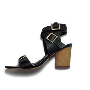 Studio Isola Lacinda Black Dress Sandals Size‎ 9.5